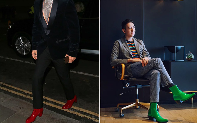 Erkekler için topuklu ayakkabı trendi geliyor!